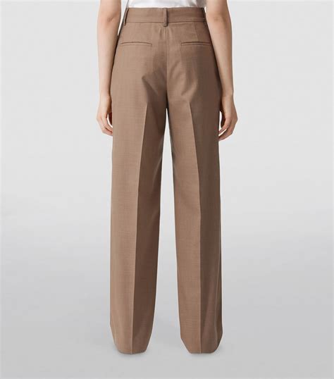 burberry short set women's|burberry wide leg pants.